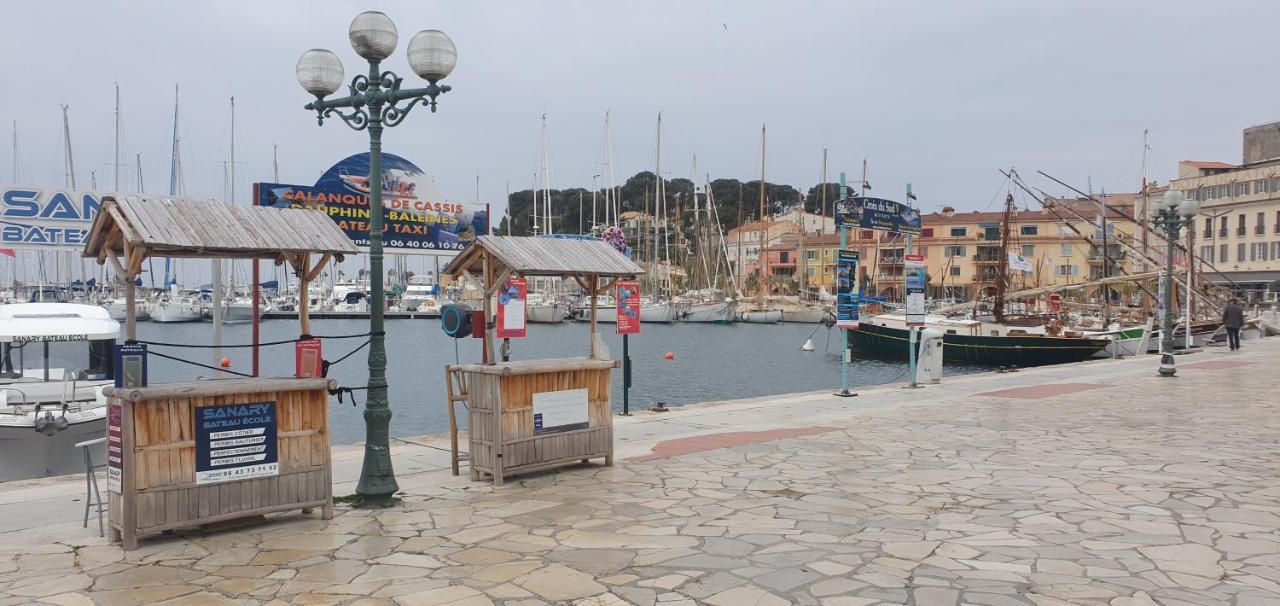 Appartement Entier Au Dessus De Villa, Climatisation Reversible Poele A Bois Tres Chaleureux , Wi Fi Parking Privee Gratuit Situation 500 M, Plage Et Centre Ville 사나리쉬르메르 외부 사진